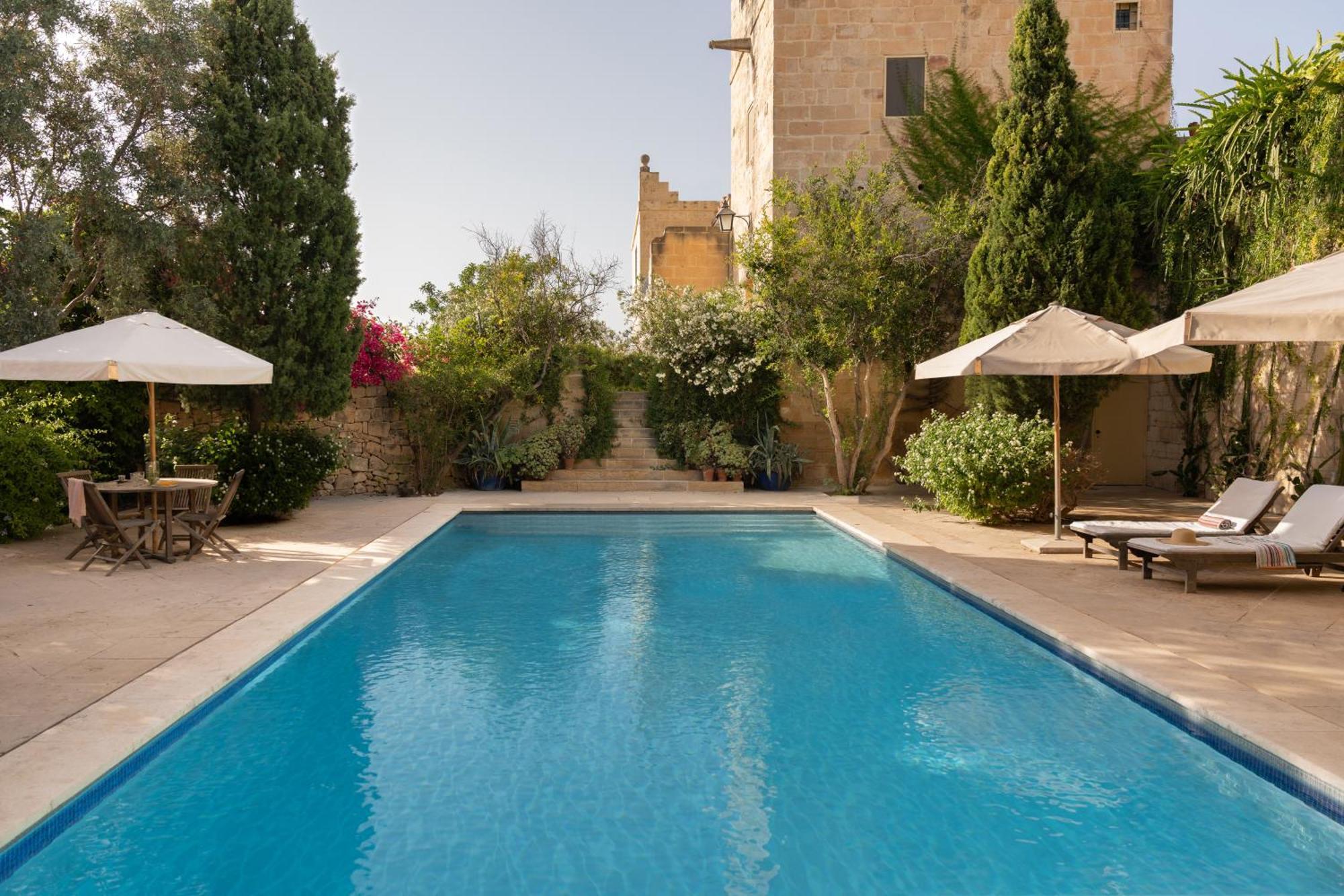 Casa San Rocco - Luxurious Grand 18Th C. Palace With Gardens & Pool Hal Ghaxiak Buitenkant foto